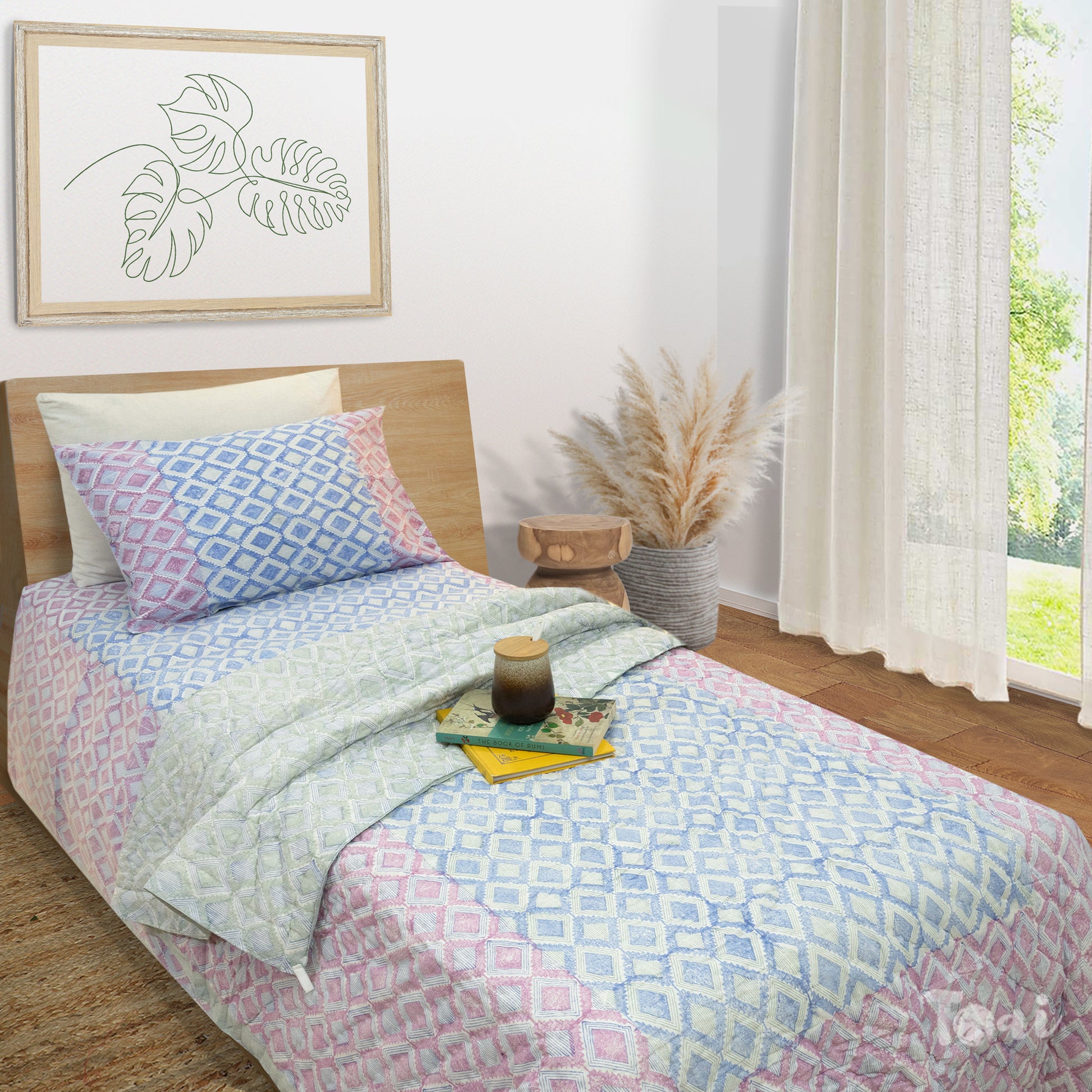 Vintage Line Checks-Pure Cotton Bedding