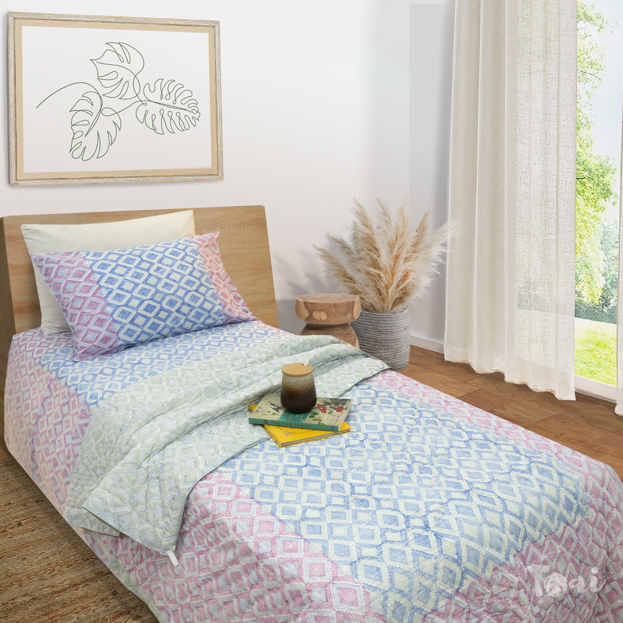 Vintage Line Checks-Pure Cotton Bedding