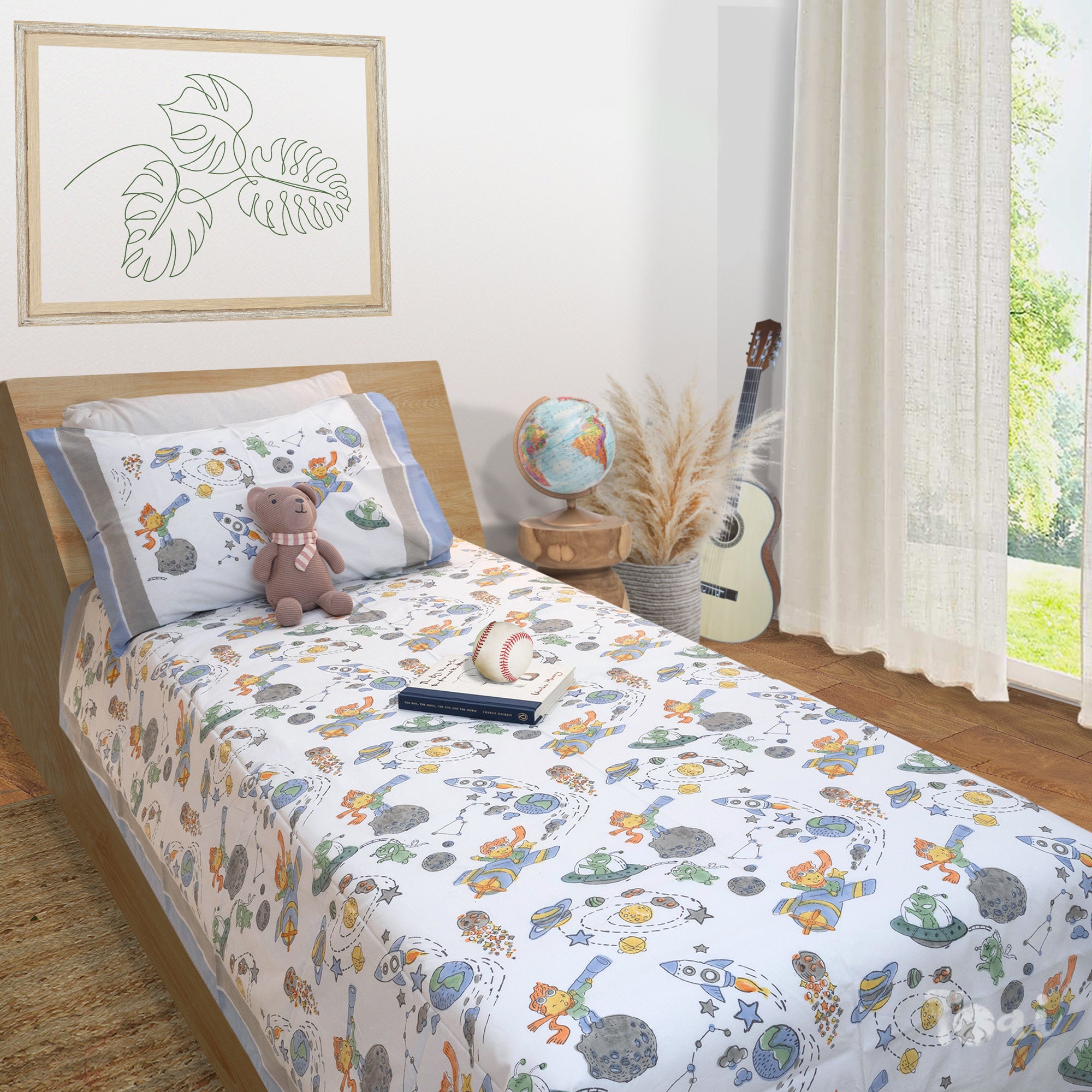 Space Boy | Premium Bedsheet