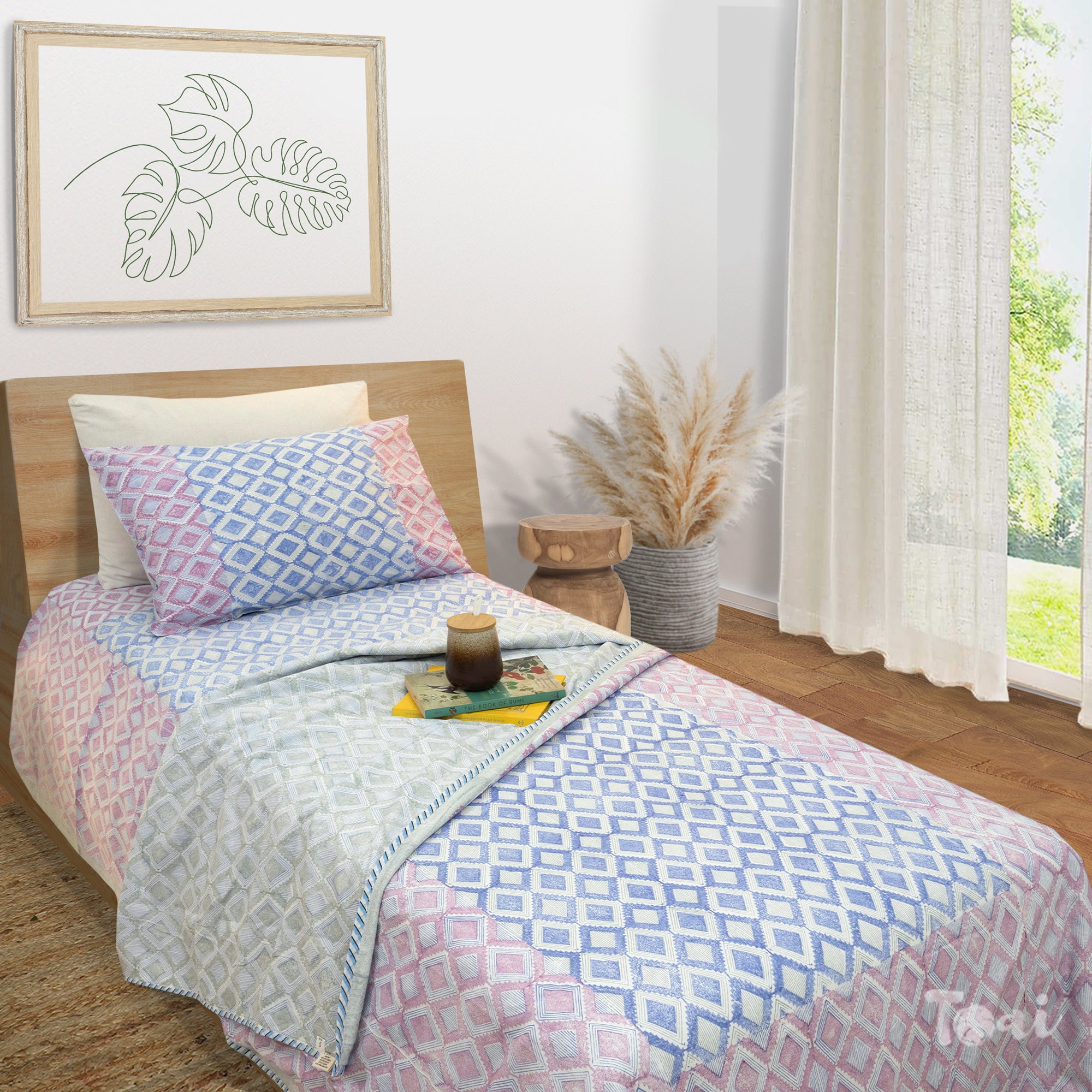 Vintage Line Checks-Pure Cotton Bedding