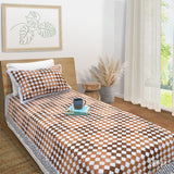 Geometric Square   |  300TC Mercerized Cotton Bedsheet