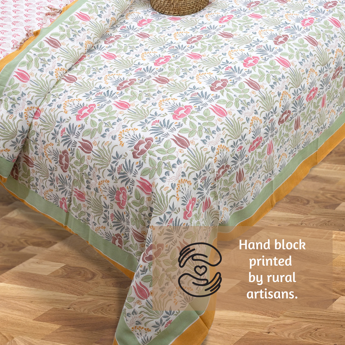 Spring Floral | Quilt Duvet Cover with Pillow Covers