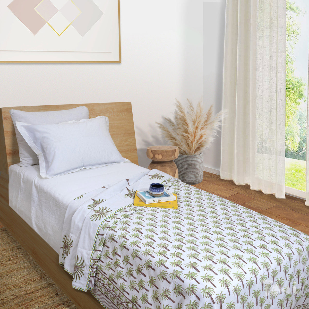 Lotus Vines |  Dohar | Summer Blanket