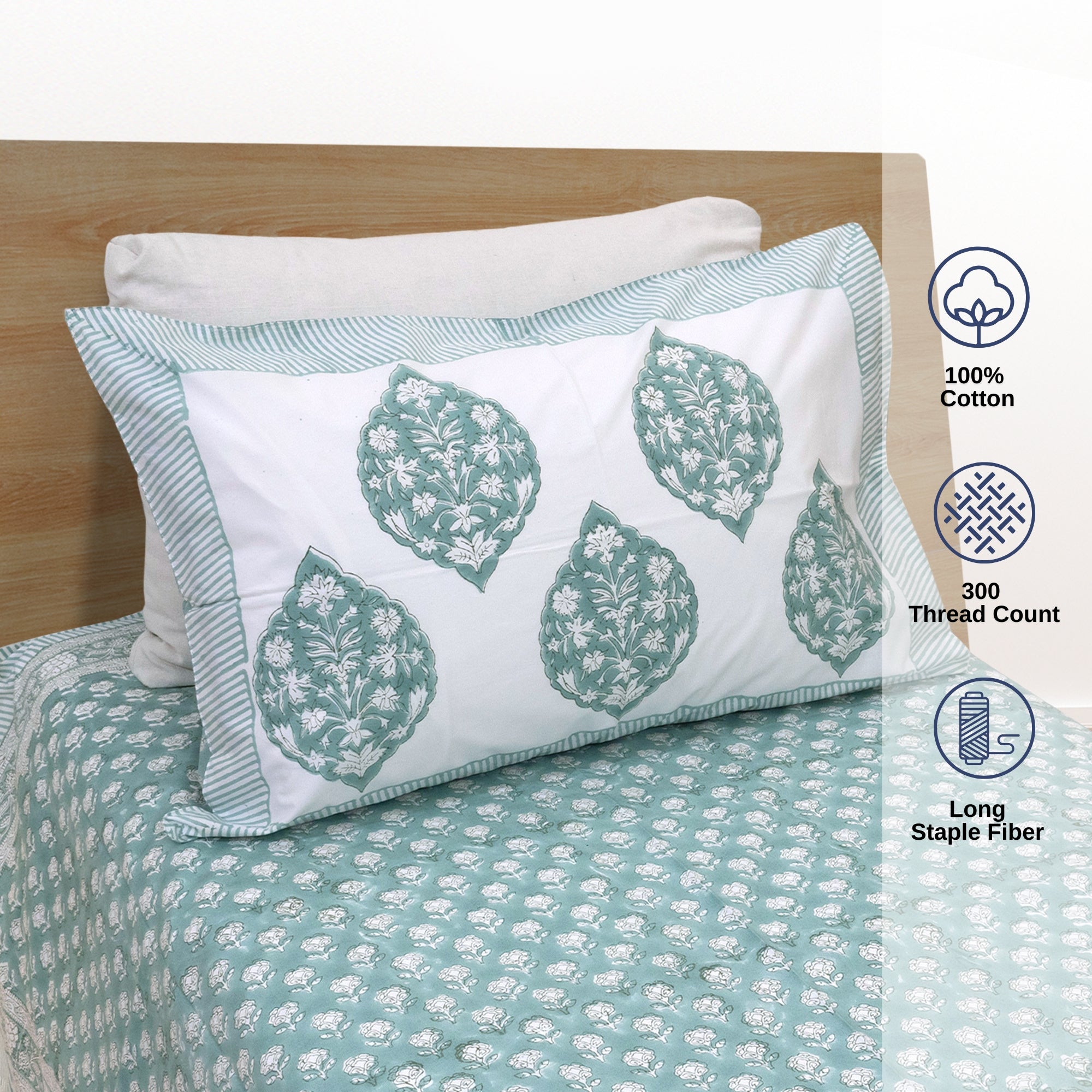 Cool Summer| Premium Bedsheet