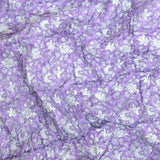 Lavender Kalamkari| 300TC Bedsheet | 2 Pillow Covers | Mulmul Cotton Quilt