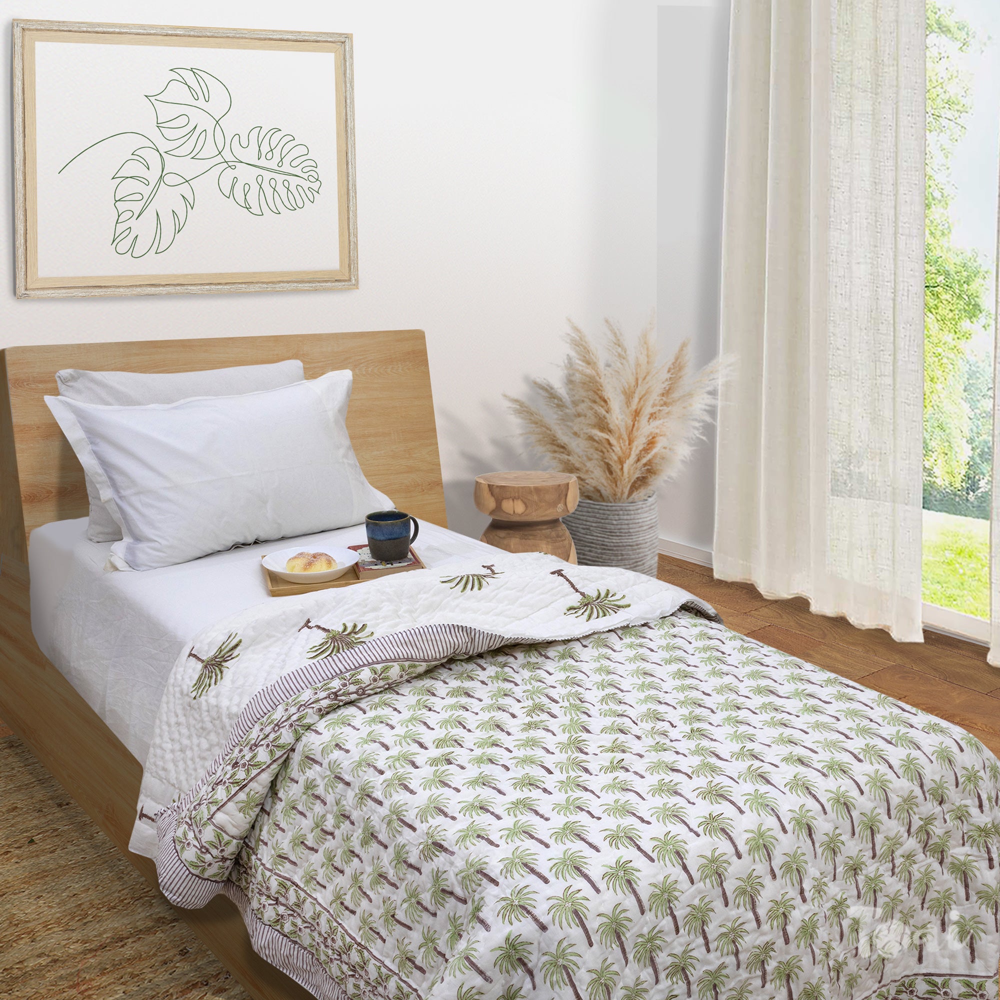 Small Palm | Quilts | Razai | Comforter