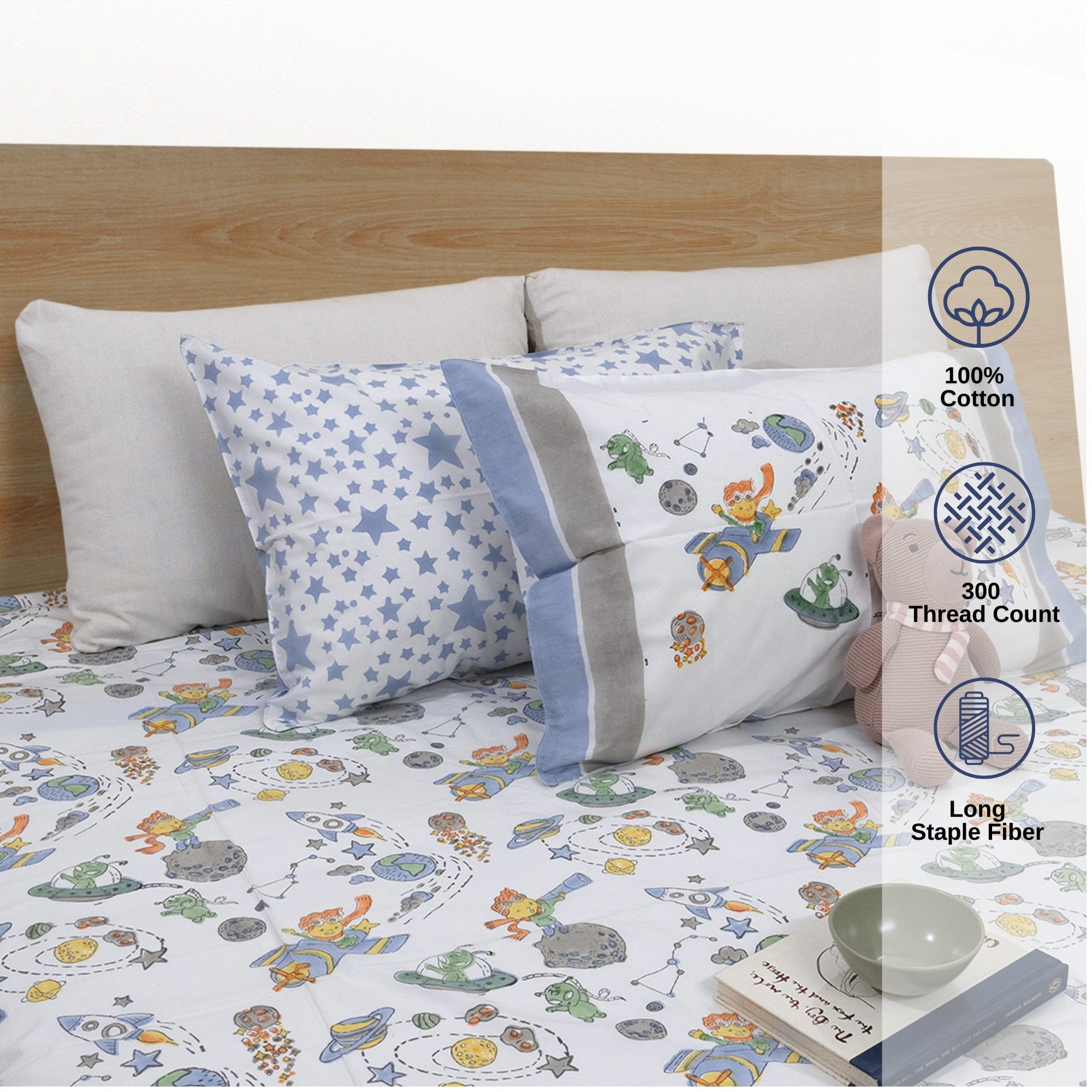 Space Boy | Premium Bedsheet