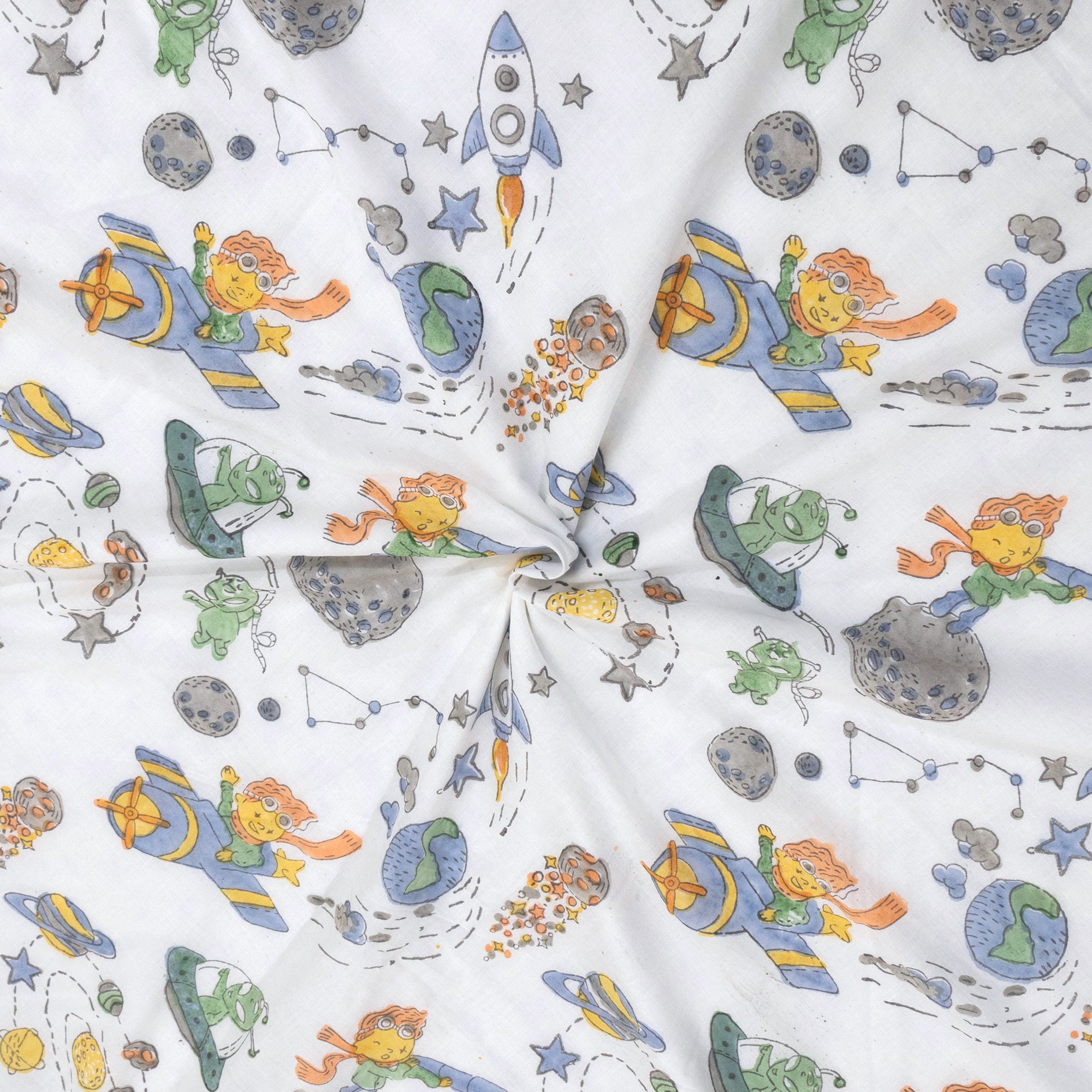 Space Boy | Premium Bedsheet