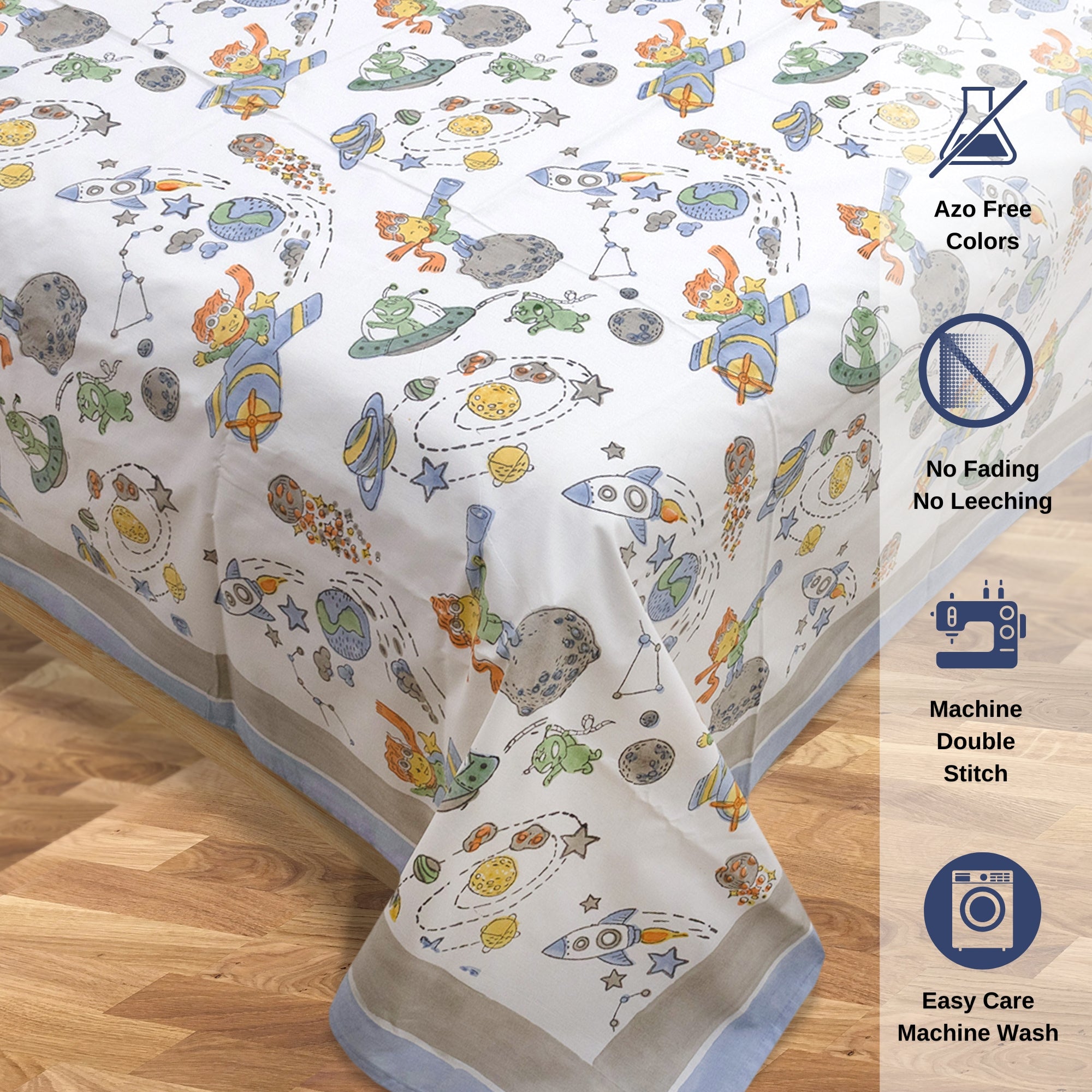 Space Boy | Premium Bedsheet