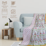 Spring Floral | Pure Mulmul Cotton | Flannel filling