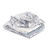 Blue Grey White | Pure Cotton Bedsheet