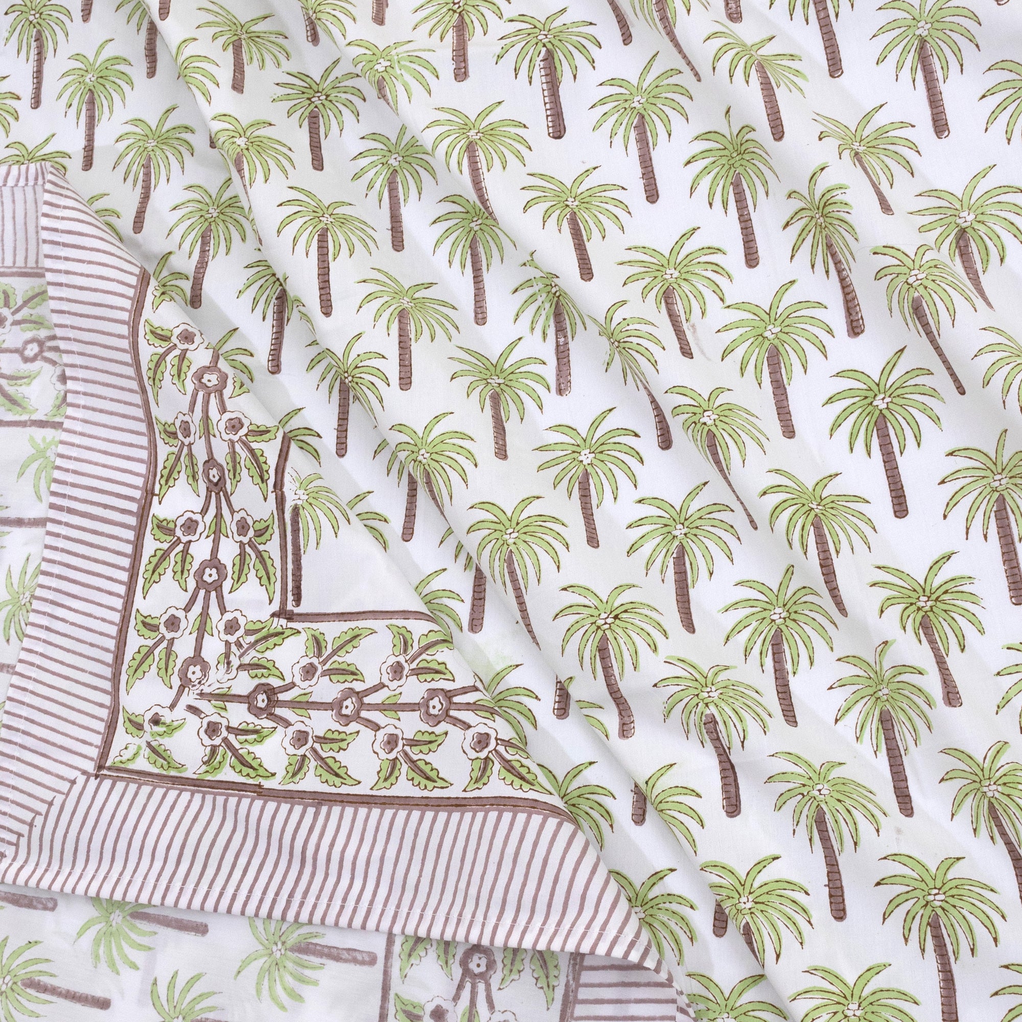 Small Palm | Premium Bedsheet