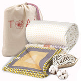 Polka Homes  | Pure Mulmul Cotton | Flannel filling