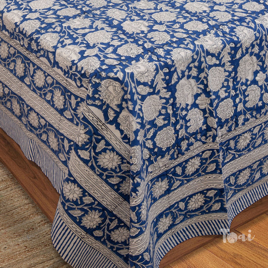 Blue Kalamkari   | 210TC Pure Cotton