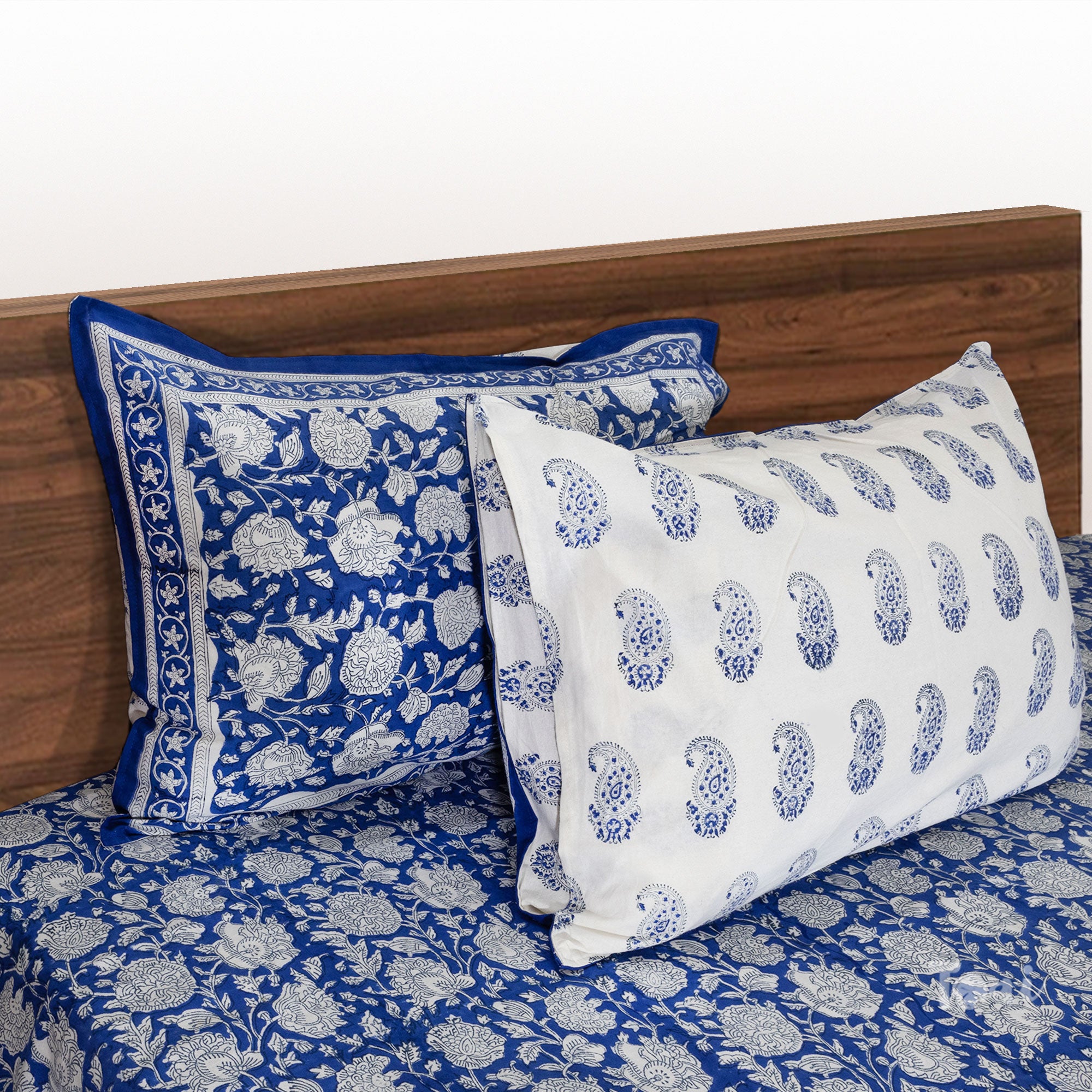 Blue Kalamkari   | Fine Quality Bedsheet