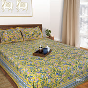 Yellow Garden | Fine Quality Bedsheet
