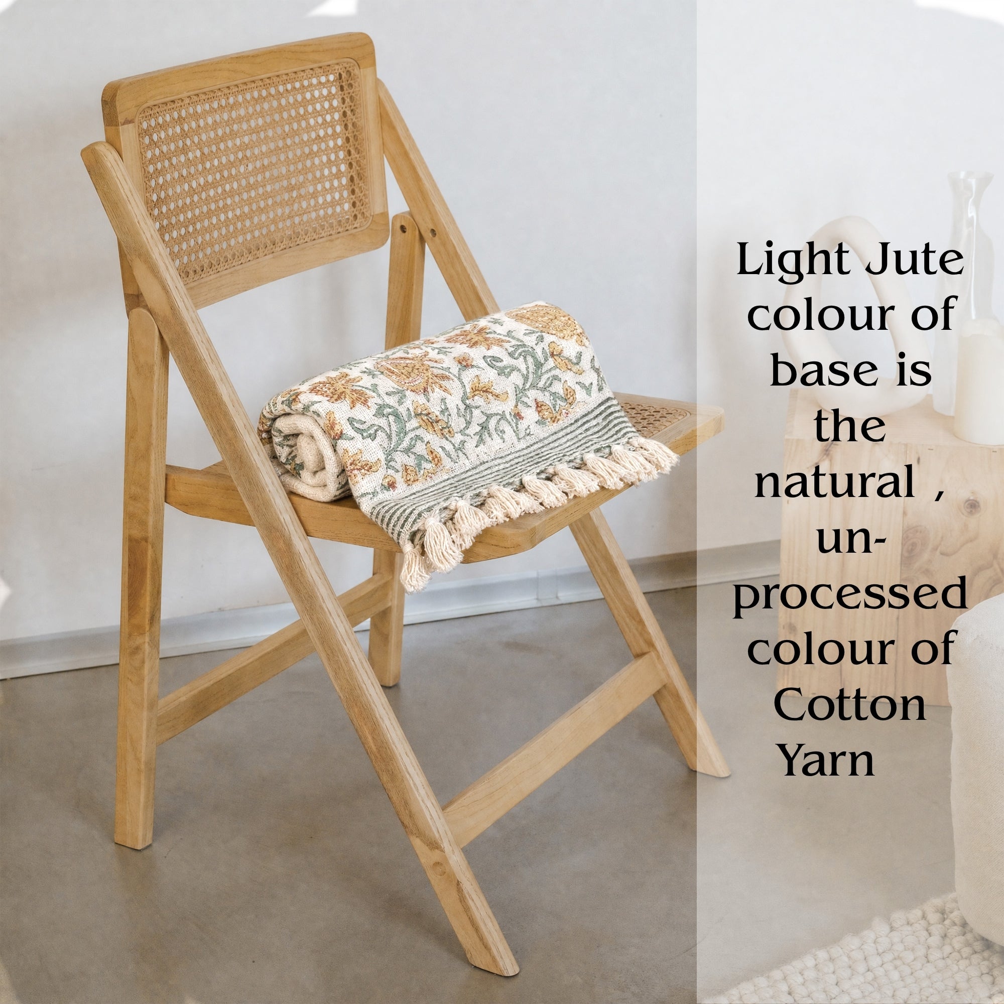Earthy Mugal Motif | Multi Color Florals | Woven Sofa Throw
