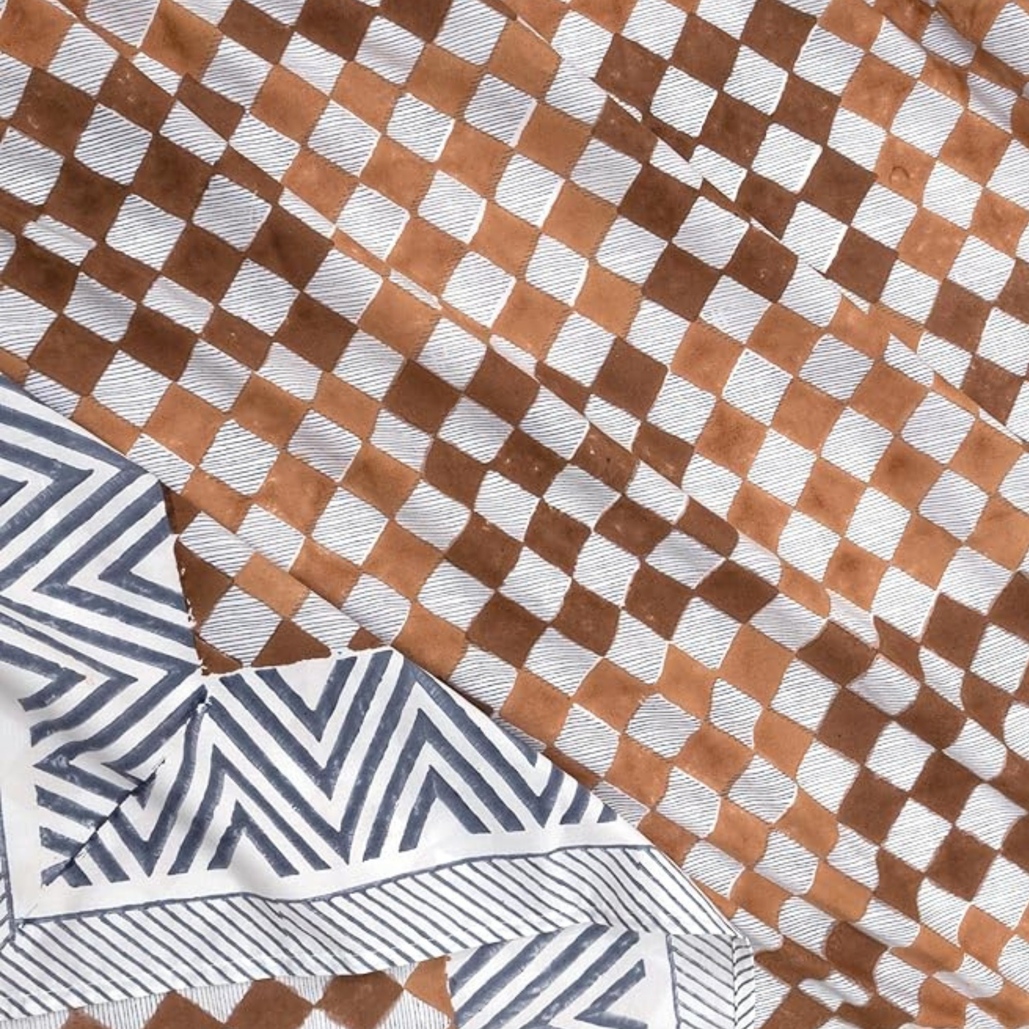 Geometric Square   | Premium Bedsheet